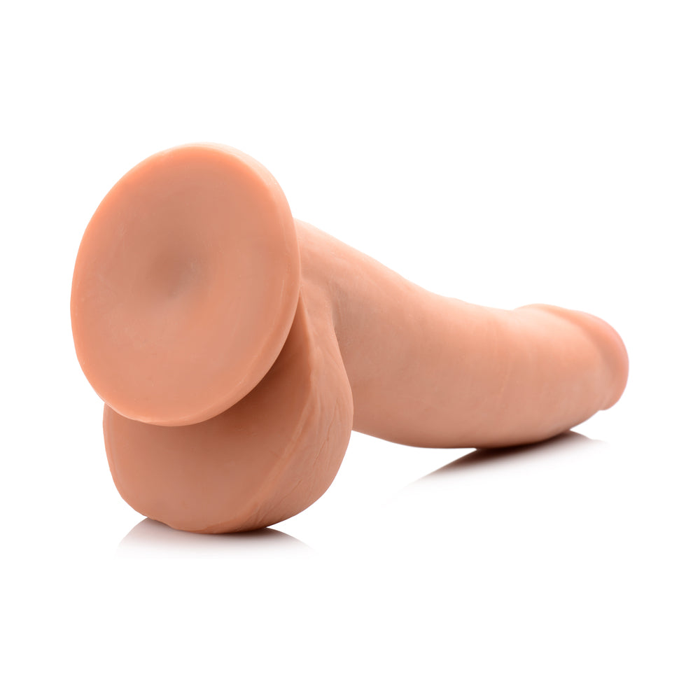 USA COCKS 8 in. Ameriskin Dual Density Dildo Medium