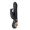 Blush Lush Victoria Rechargeable Silicone Rabbit Vibrator Black - Fantasies Boutique