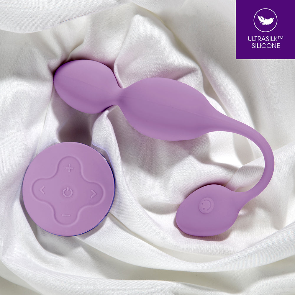 Wellness Raine Vibrating Kegel Ball Lilac - Fantasies Boutique
