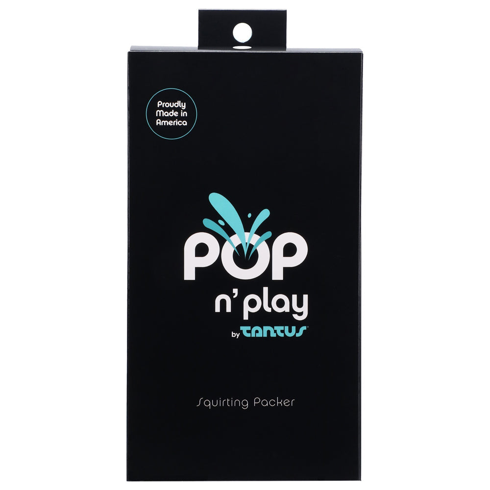 Tantus POP n' Play Squirting Packer Espresso - Fantasies Boutique