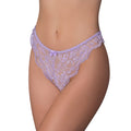 Magic Silk Pheromone Panties Split Crotch Panty 2-Pack Lilac/Rose S/M