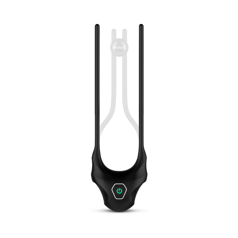 Nexus Forge Adjustable Vibrating Cock Ring Black - Fantasies Boutique