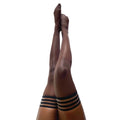 Kixies Marissa Sheer Thigh-High Brown Size A - Fantasies Boutique