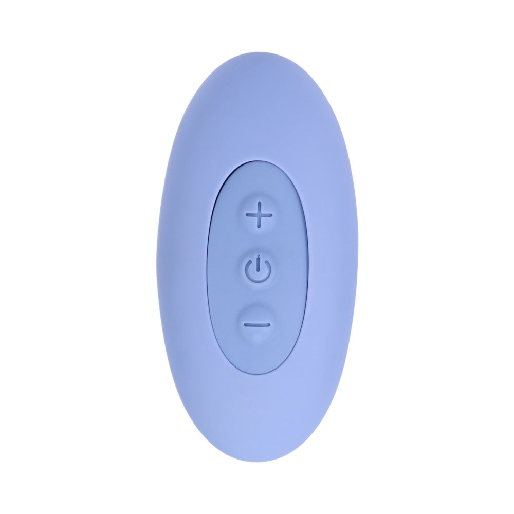 Tryst Duet Double Ended Vibrator with Wireless Remote Periwinkle