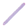 Crystal Jellies - Double Dong Purple 18in - Fantasies Boutique