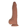 Realcocks Dual Layered Uncut Slider Tight Balls 9.5 in. Brown - Fantasies Boutique