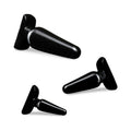 Blush Anal Adventures 3-Piece Basic Plug Kit Black - Fantasies Boutique
