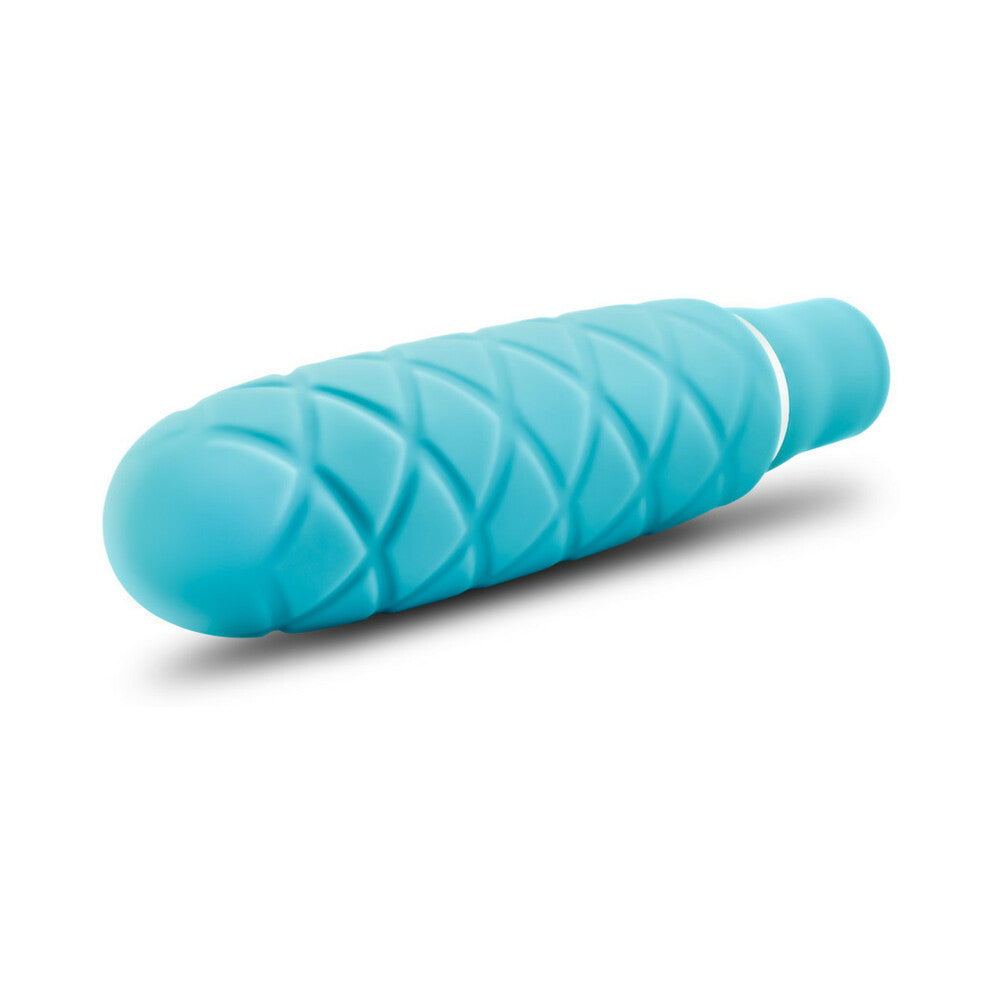 Blush Luxe Cozi Mini Silicone Slimline Vibrator Aqua - Fantasies Boutique