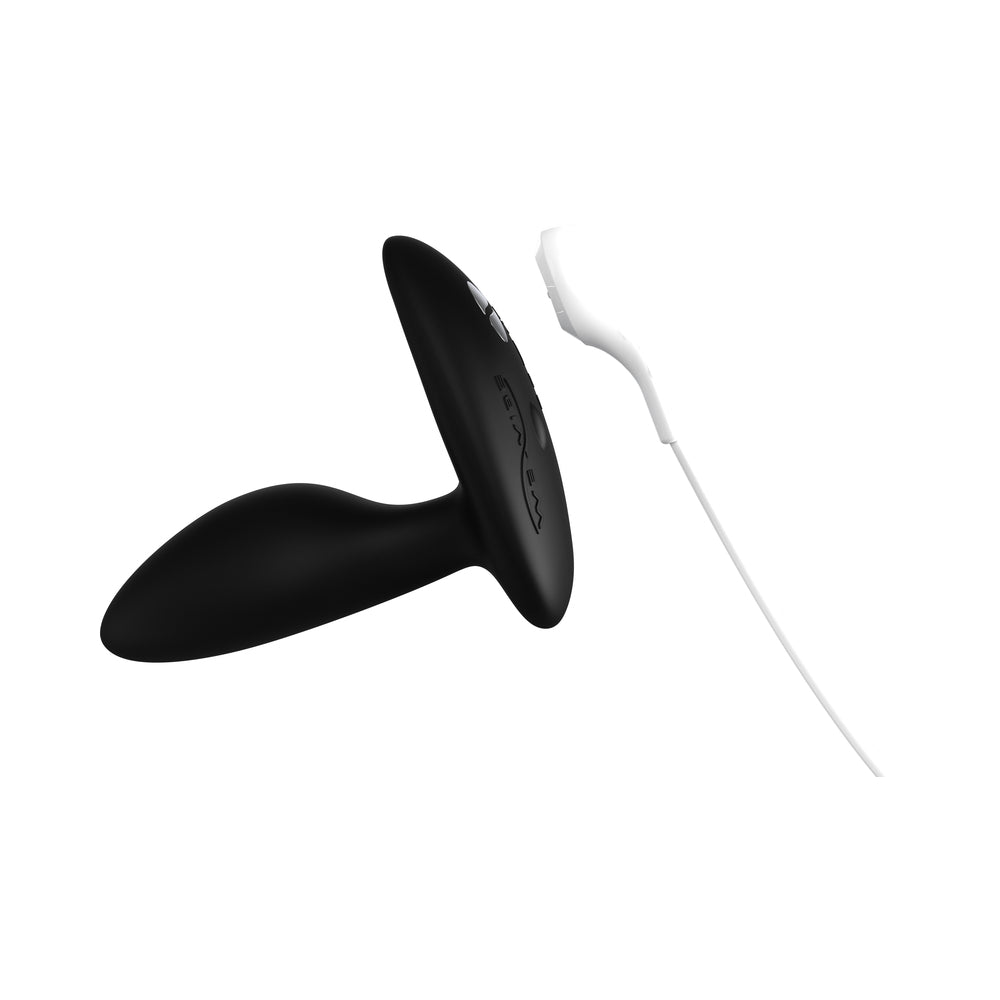 We-Vibe Ditto+ Rechargeable Remote-Controlled Silicone Vibrating Anal Plug Satin Black - Fantasies Boutique