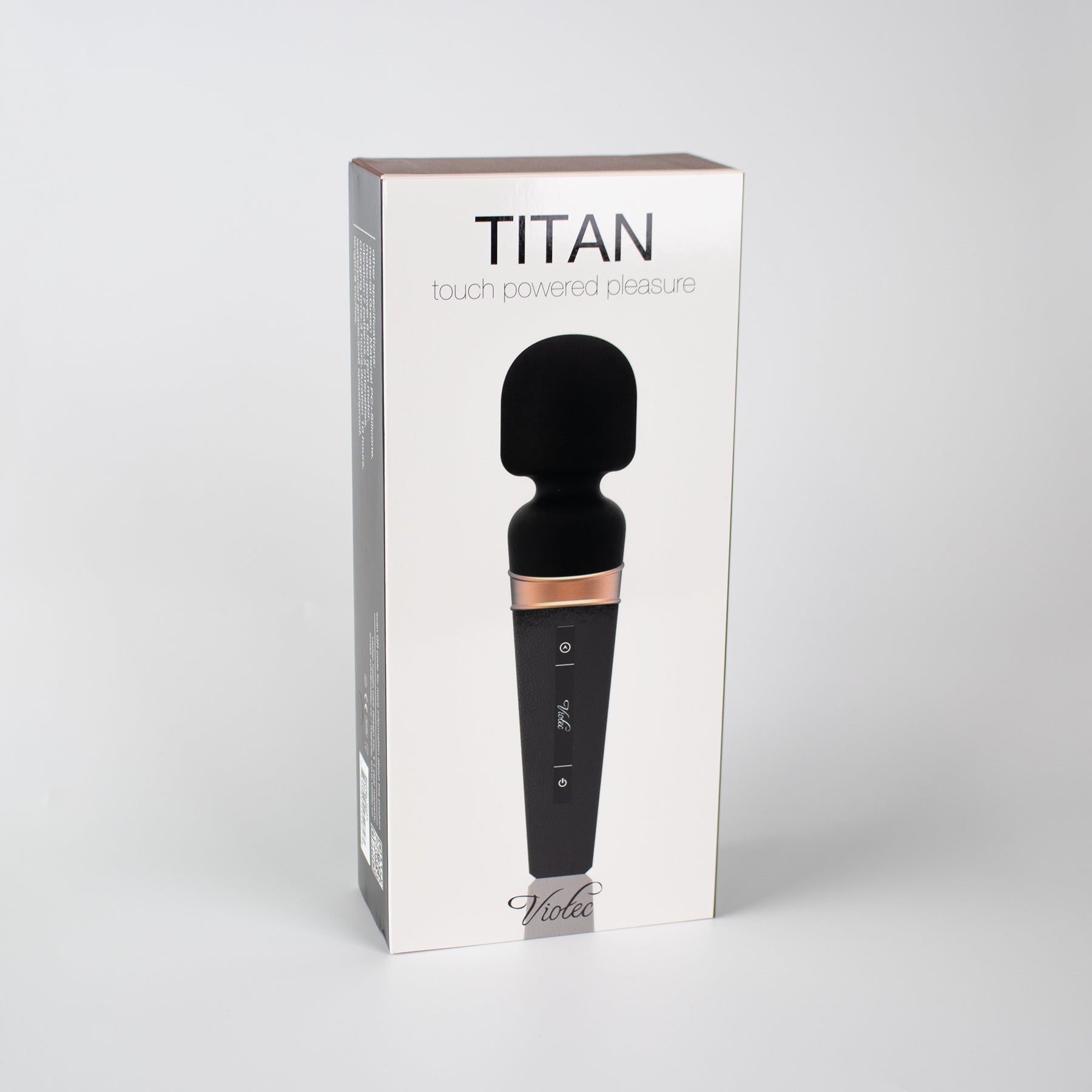 Titan Touch Panel Wand Massager Black - Fantasies Boutique
