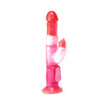 Pipedream Waterproof Wall Bangers Deluxe Rotating Rabbit Vibrator With Suction Cup Pink - Fantasies Boutique