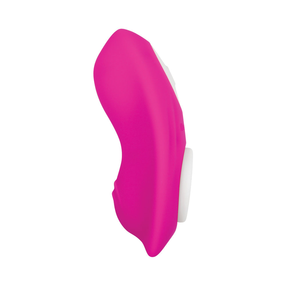 Gender X Under The Radar Rechargeable Remote-Controlled Magnetic Silicone Underwear Vibrator Pink - Fantasies Boutique