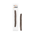 Blush Dr. Skin 14 in. Double Dildo Brown - Fantasies Boutique