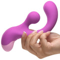 BANG! Gyro Rabbit Silicone Vibrator Purple