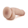 Au Naturel 7 in. Sensa Feel Fat Boy Posable Dual Density Dildo Beige - Fantasies Boutique