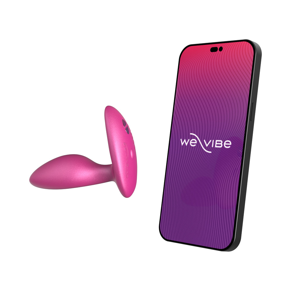 We-Vibe Ditto+ Rechargeable Remote-Controlled Silicone Vibrating Anal Plug Cosmic Pink - Fantasies Boutique