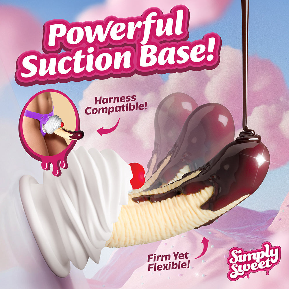 Simply Sweet Chocolate Dipped Banana Split Premium Silicone Dildo