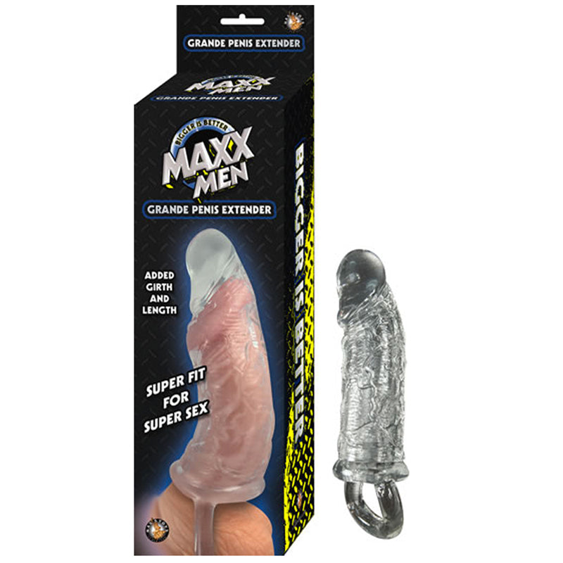 Maxx Men Grande Penis Sleeve Clear - Fantasies Boutique