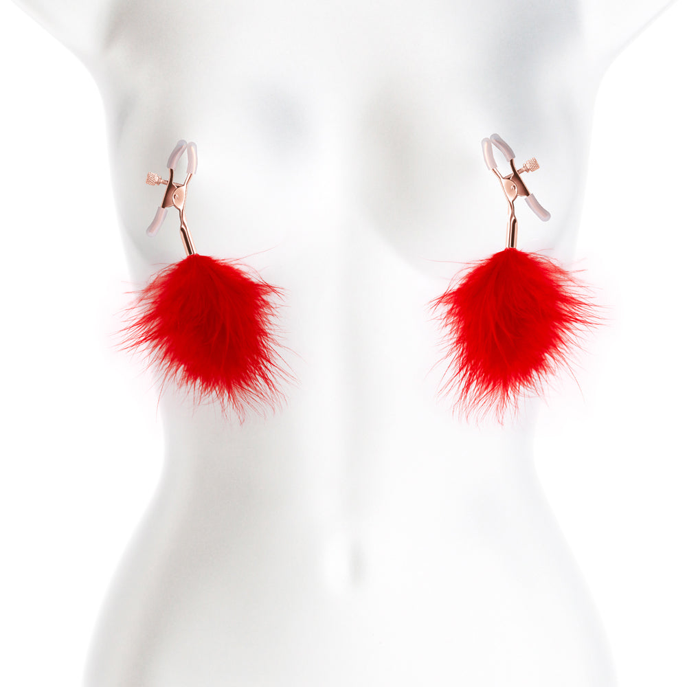 Bound Nipple Clamps F1 Red - Fantasies Boutique