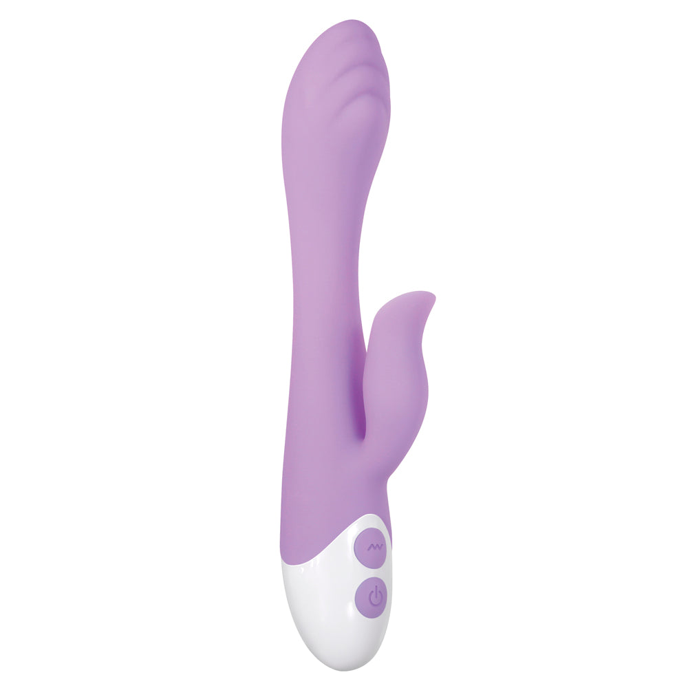 Evolved Pleasing Petal Rechargeable Silicone Flicking Dual Stimulator Light Purple - Fantasies Boutique