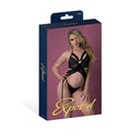 Magic Silk Rush Merry Widow & Panty Set Black S/M