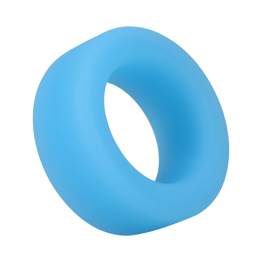 Rock Solid Sila-Flex Glow-in-the-Dark Big O C-Ring Blue - Fantasies Boutique