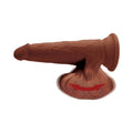 King Cock Plus 8 in. Triple Density Cock With Swinging Balls Dildo Brown - Fantasies Boutique