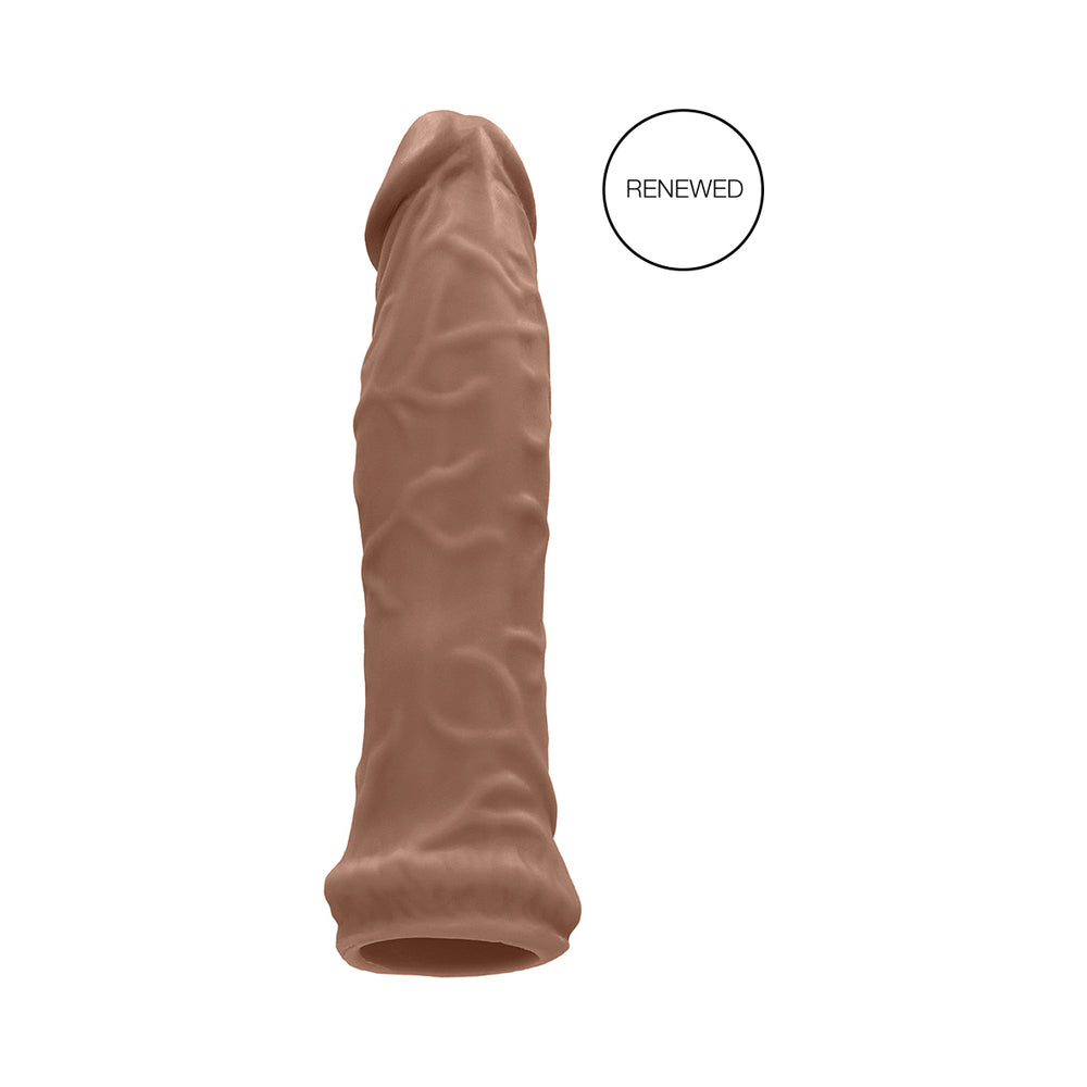RealRock Realistic 6 in. Penis Sleeve Extender Tan - Fantasies Boutique
