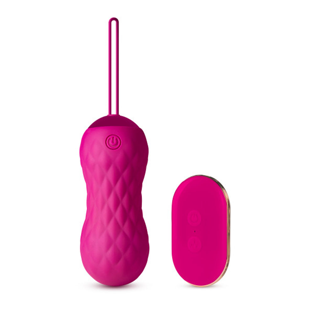 Blush Lush Carina Rechargeable Remote-Controlled Silicone Egg Vibrator Velvet - Fantasies Boutique