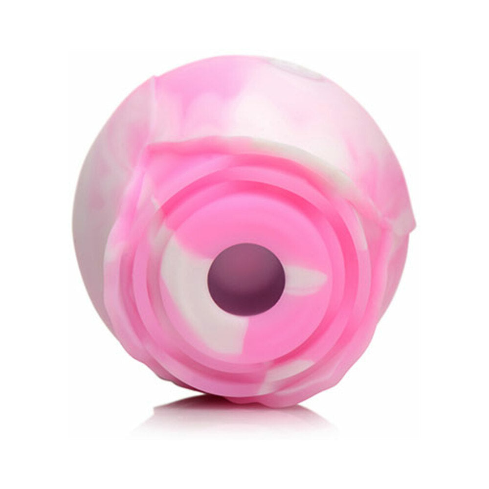 Curve Toys Gossip Cum Into Bloom Rechargeable Silicone Clitoral Stimulator Rose Dream Swirl - Fantasies Boutique