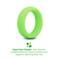 b-Vibe Snug Ring 45mm Snug Fit Silicone C-Ring Green