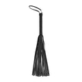Ouch! Skulls & Bones 23.4 in. Skull Whip Flogger Black - Fantasies Boutique