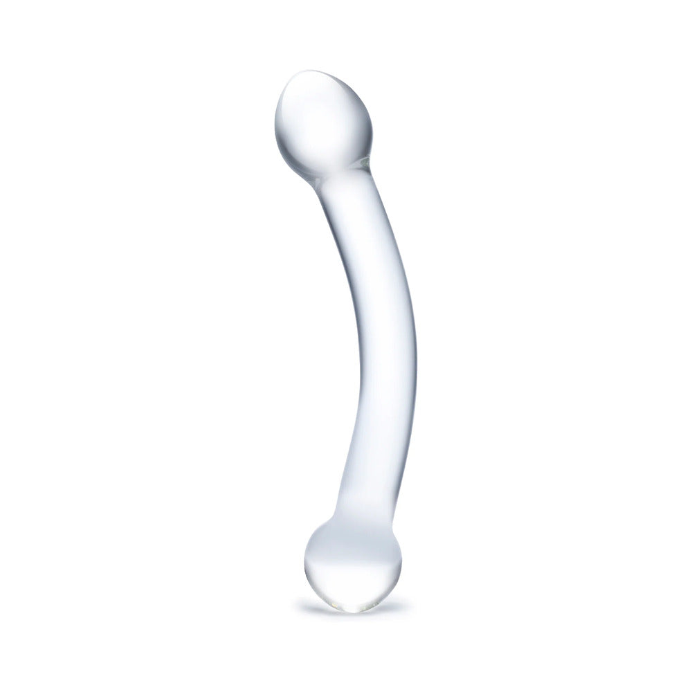 Glas 7 in. Curved Glass G Spot Stimulator - Fantasies Boutique