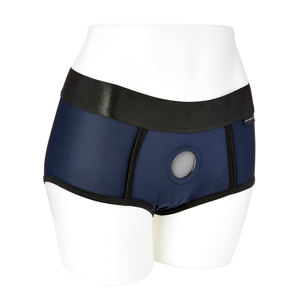 Sportsheets Em.Ex. Fit Harness Navy XS - Fantasies Boutique
