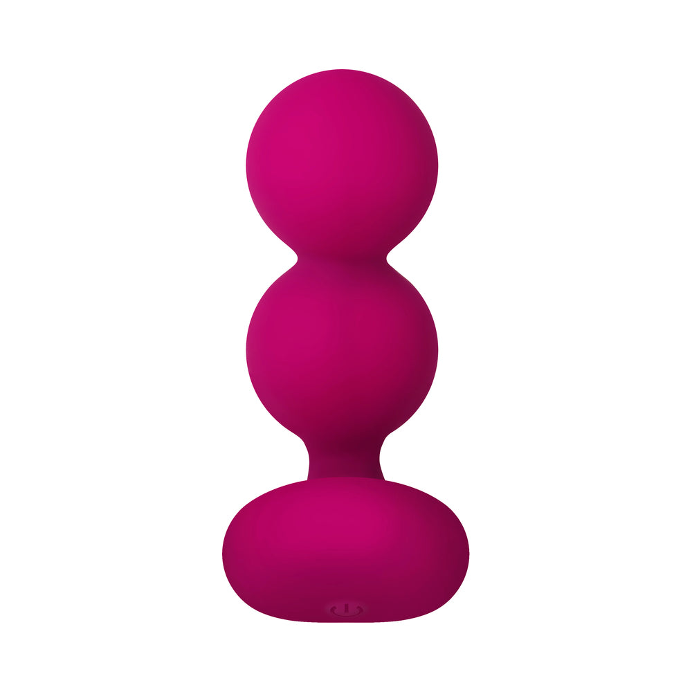 Zero Tolerance Bubble Butt Inflatable Vibrating Beaded Anal Plug Pink - Fantasies Boutique