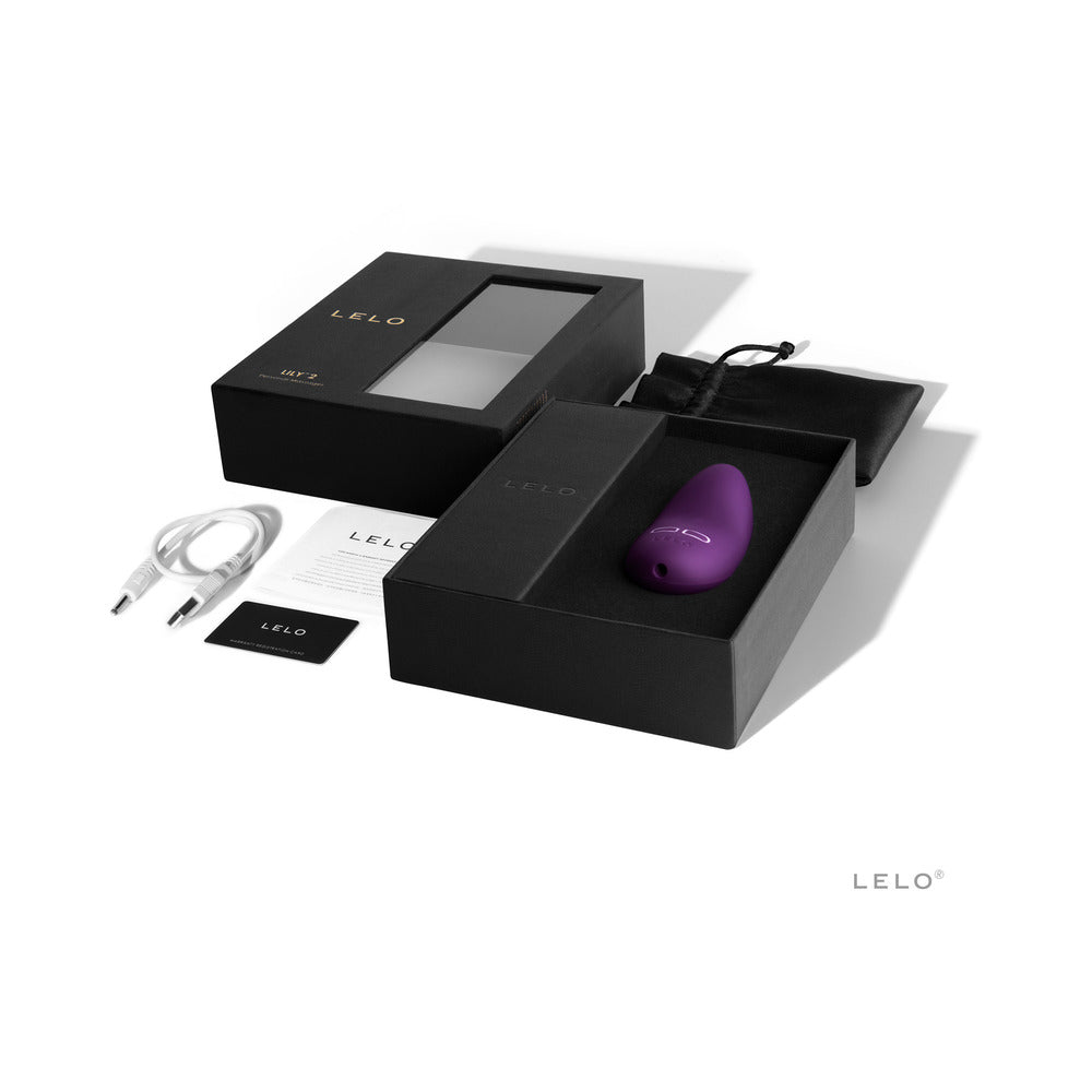 LELO LILY 2 Rechargeable Scented Vibrator Plum - Bordeaux & Chocolat Scent - Fantasies Boutique