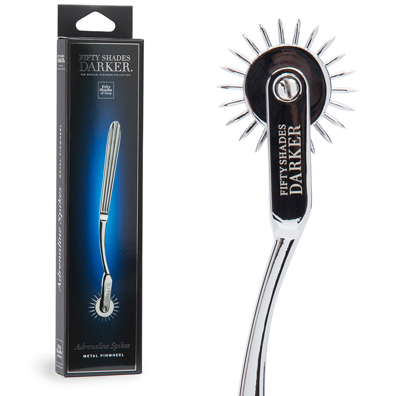 Fifty Shades Darker Adrenaline Spikes Metal Pinwheel - Fantasies Boutique