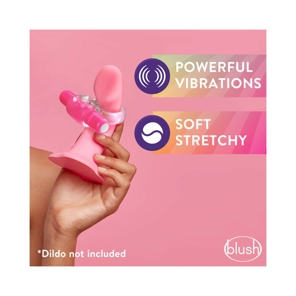 Blush Play with Me Teaser Vibrating C-Ring Pink - Fantasies Boutique
