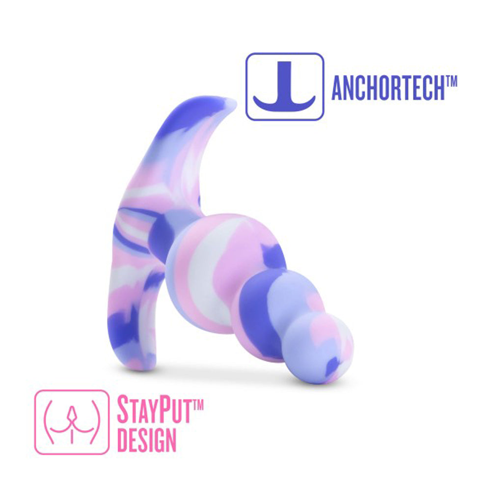 Blush Avant Twilight Silicone Anal Plug Blue - Fantasies Boutique