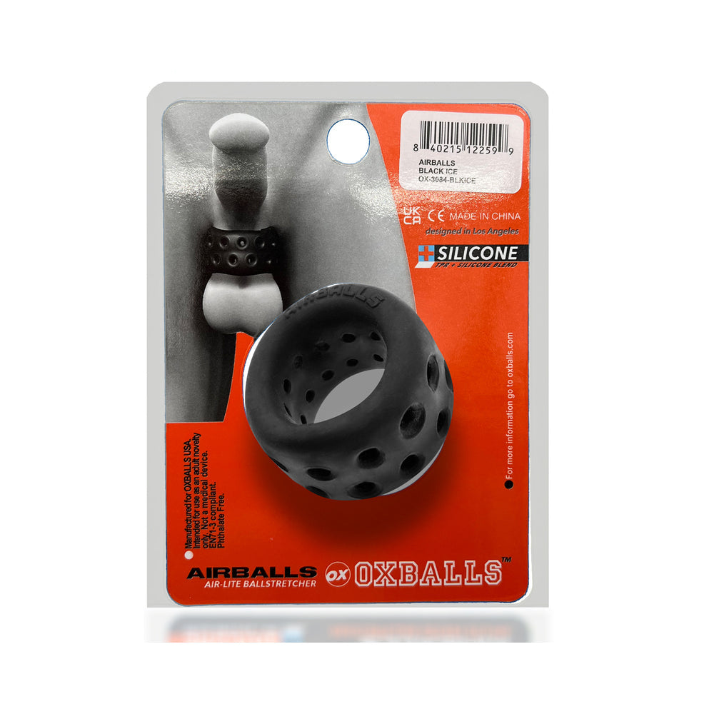OxBalls Airballs Air-Lite Ballstretcher Black Ice - Fantasies Boutique