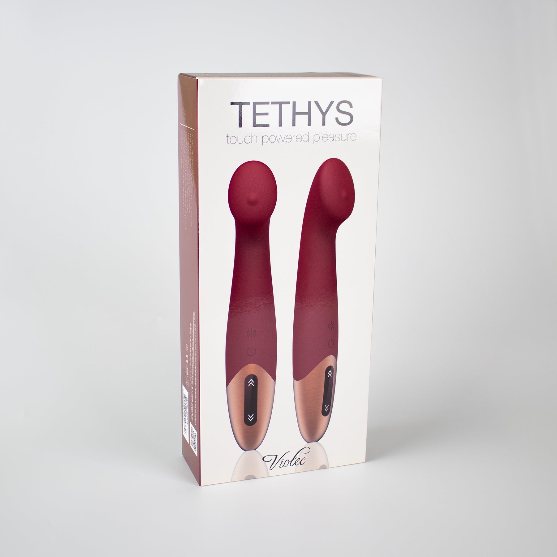 Tethys Touch Panel G-Spot Vibrator Wine Red - Fantasies Boutique