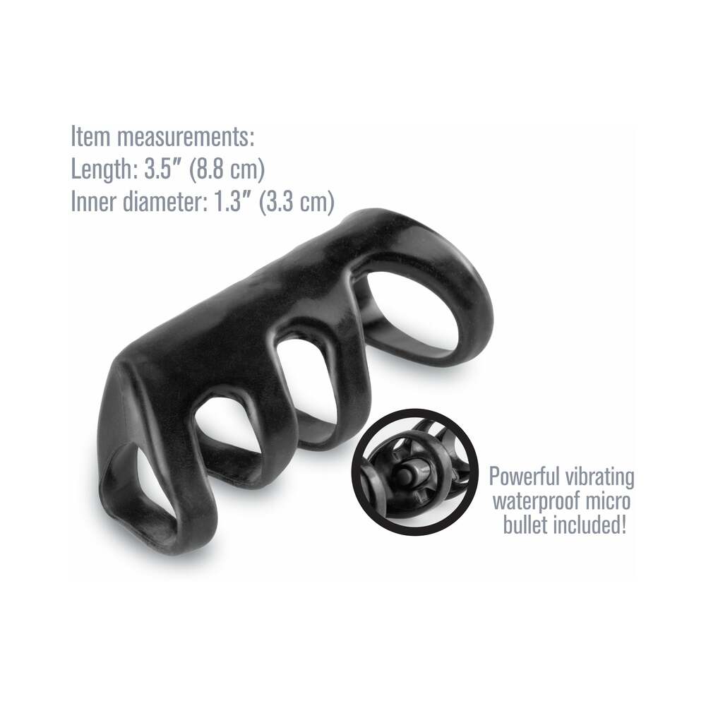 Fantasy X-tensions Vibrating Power Cage Black - Fantasies Boutique