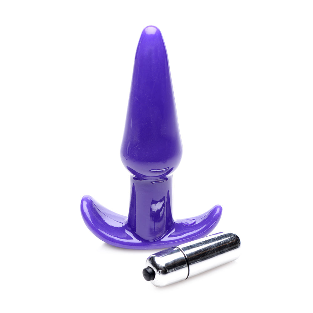 Thrilling Purple Smooth Anal Plug - Fantasies Boutique