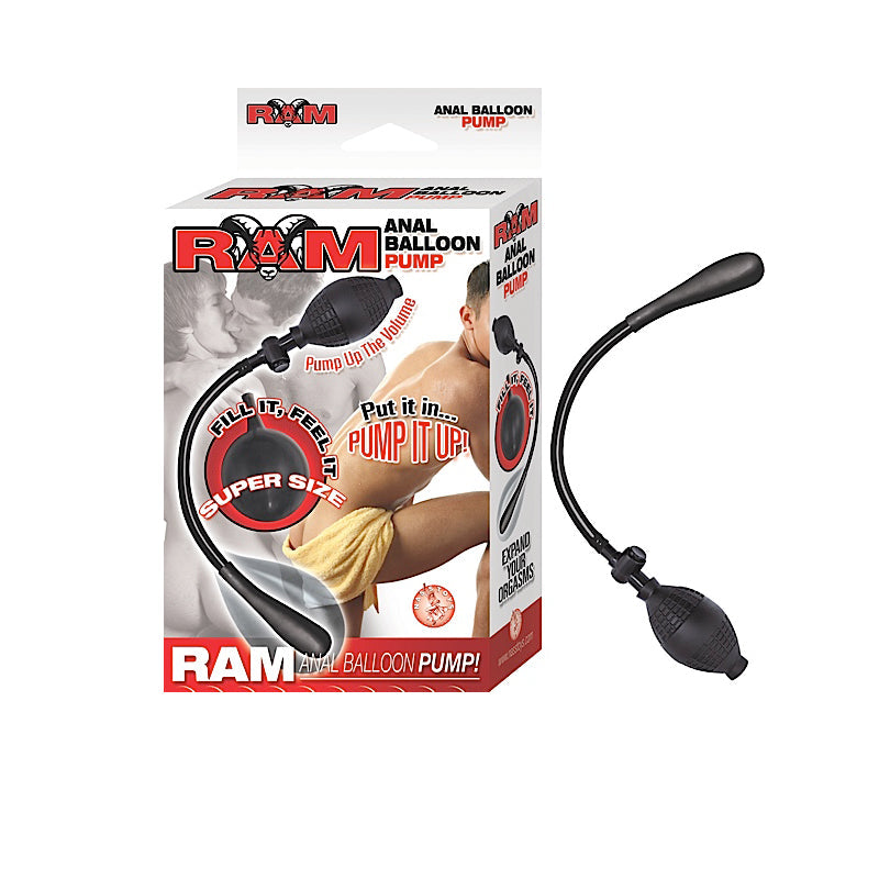 Ram Anal Balloon Pump (Black) - Fantasies Boutique