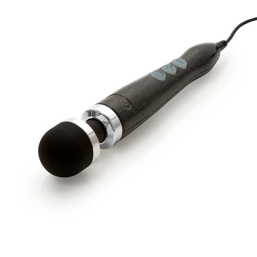 Doxy Die Cast 3 Compact Wand Vibrator Disco Black - Fantasies Boutique