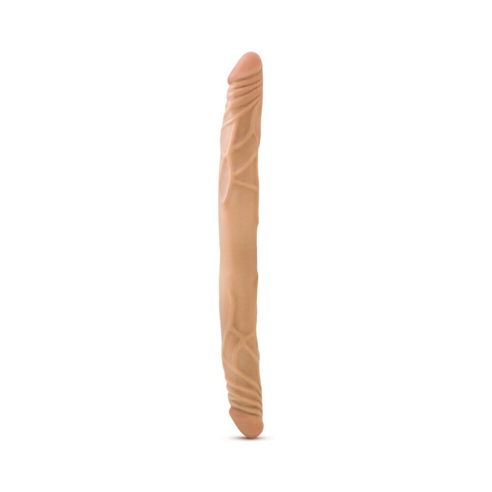 Blush B Yours 14 in. Double Dildo Tan - Fantasies Boutique