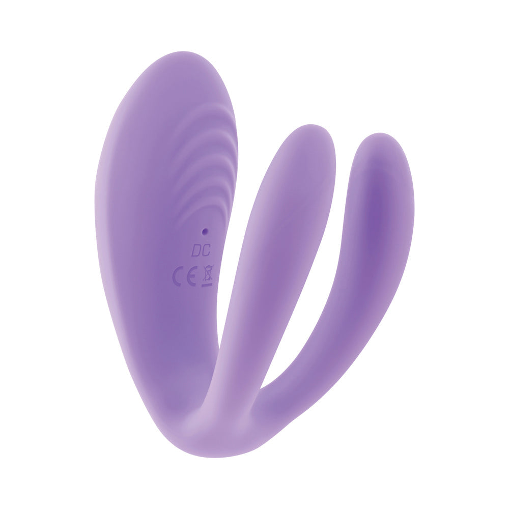 Evolved Petite Tickler Rechargeable Remote-Controlled Silicone Dual Stimulator Purple - Fantasies Boutique