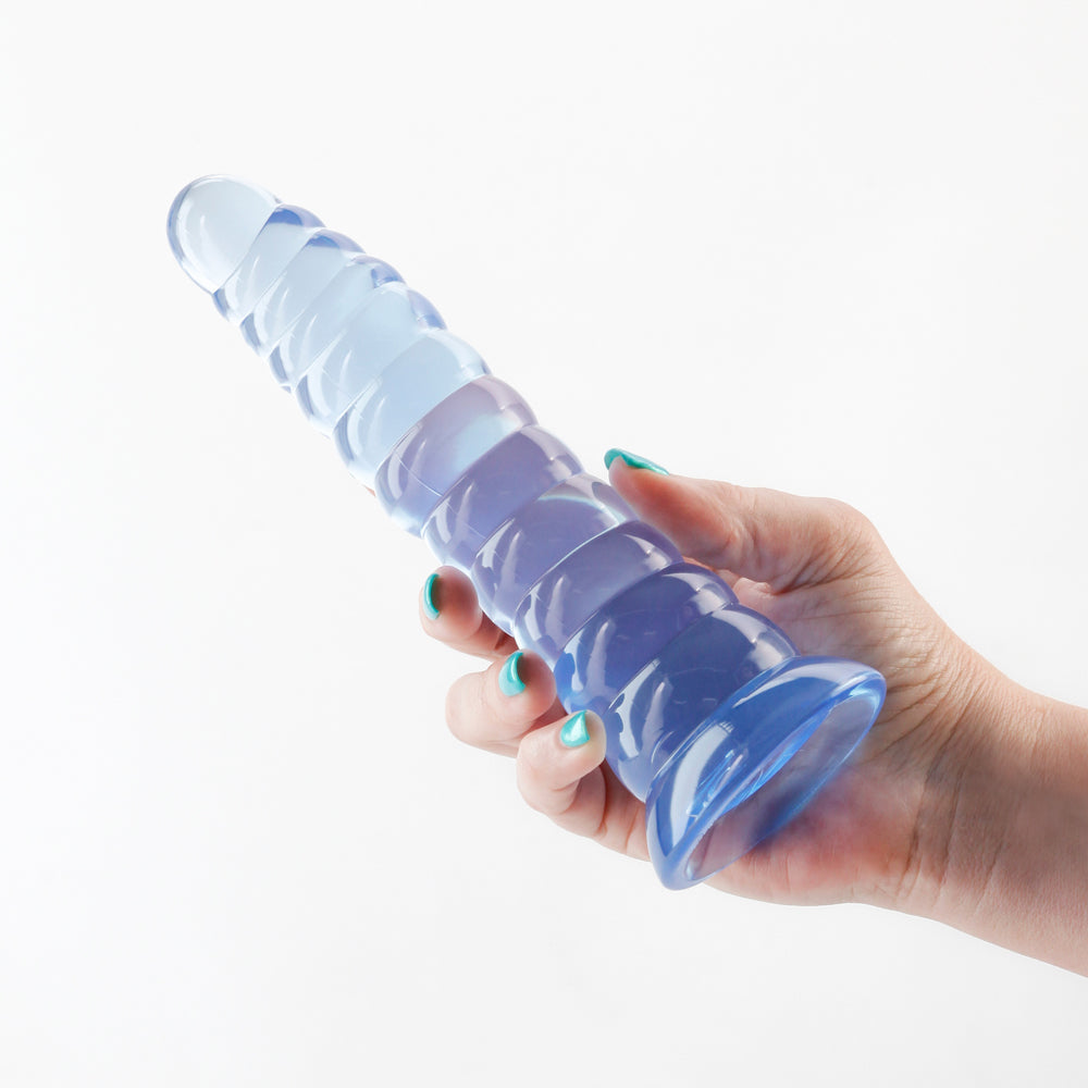 Fantasia Nymph Jelly Dildo Blue - Fantasies Boutique