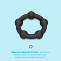 b-Vibe Snug Ring Orbit Nubby Snug Fit Silicone C-Ring