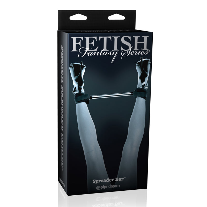 Fetish Fantasy Series Limited Edition Adjustable Spreader Bar Black/Silver - Fantasies Boutique